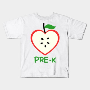 Pre-k teacher heart - cute pre school teacher gift Kids T-Shirt